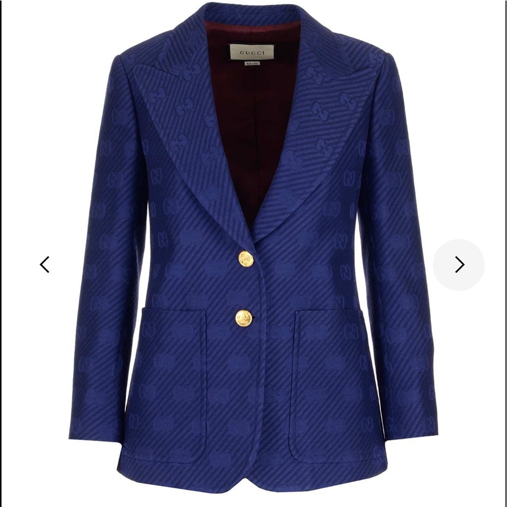 🛑SOLD🛑 GUCCI monogram blazer/jacket Size 44 IT - Picture 1 of 12